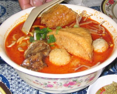 Sanur - Hokkien Shrimp noodle curry soup is incredible