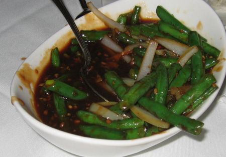 Tangra Restaurant : spicey green beans